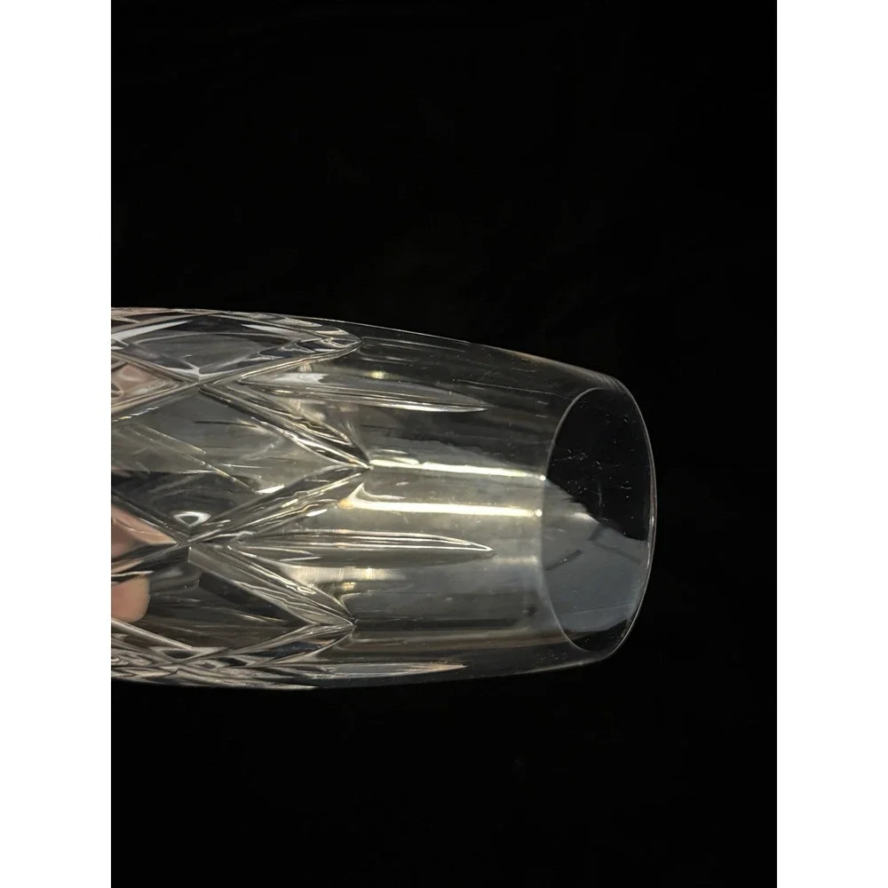 Rare Tyrone Crystal Tall Rounded Tumbler approx 6.5